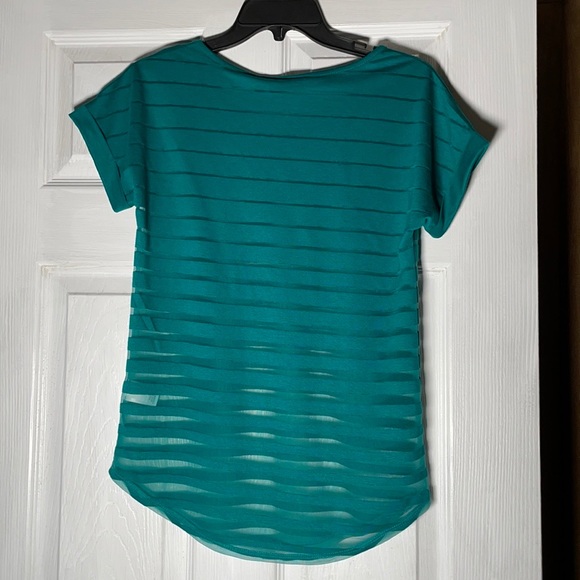 Apt 9 - Roll Sleeve Burn Out Tee - Picture 2 of 5